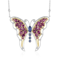 Collar en plata con Rodolita (Dallas Prince Designs)