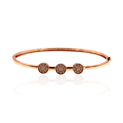Brazalete en oro con Diamante rosa de Francia de Argyle SI1 (Annette)
