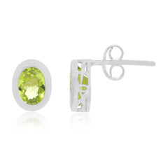 Pendientes en plata con Peridoto