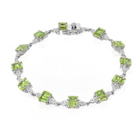 Brazalete en plata con Turmalina Paraíba