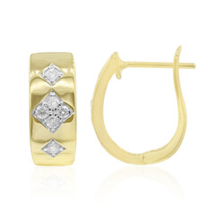 Pendientes en oro con Diamante SI2 (G) 