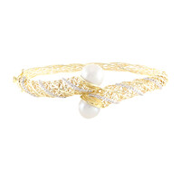Brazalete en oro con Perla Freshwater (Ornaments by de Melo)