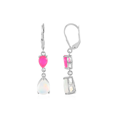 Pendientes en plata con Ópalo de Welo
