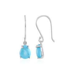 Pendientes en plata con Turquesa de Arizona