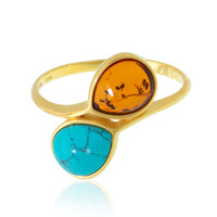 Anillo en plata con Turquesa