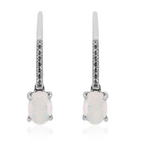 Pendientes en plata con Ópalo de Welo