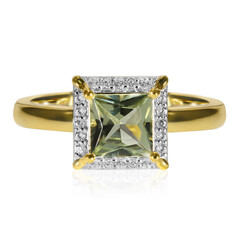 Anillo en oro con Diáspora de color cambiante (Tenner Diniz)