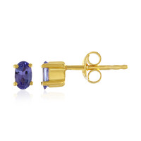 Pendientes en plata con Tanzanita AAA