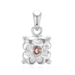 Colgante en plata con Zafiro Padparadscha