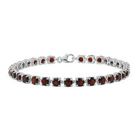Brazalete en plata con Granate