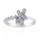 Anillo en plata con Tanzanita