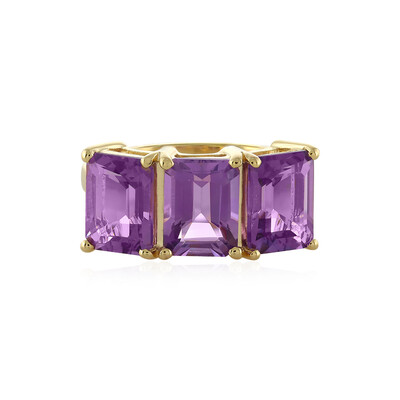 Anillo en plata con Amatista de Uruguay