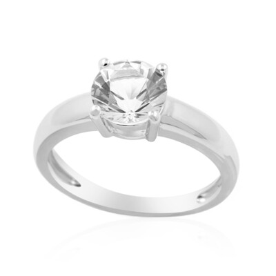 Anillo en plata con Danburita