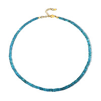 Collar en plata con Apatita azul