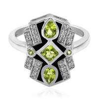 Anillo en plata con Peridoto