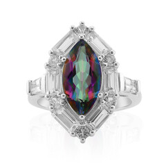 Anillo en plata con Cuarzo místico