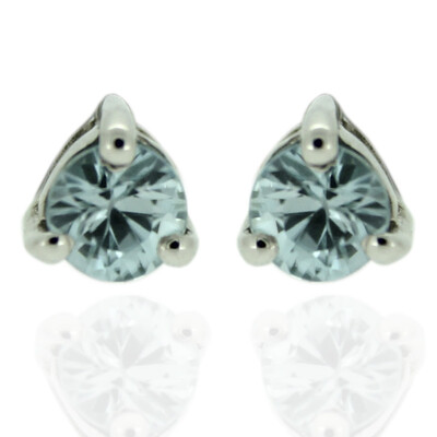 Pendientes en plata con Zircón de Ratanak Kirí