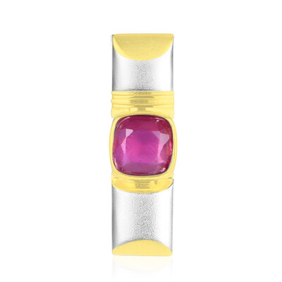 Colgante en plata con Rubí (MONOSONO COLLECTION)
