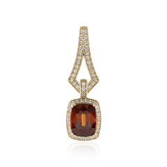 Colgante en oro con Zircón crepúsculo (de Melo)