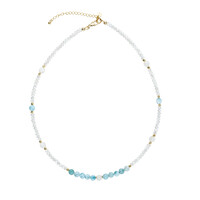 Collar en plata con Larimar