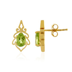 Pendientes en plata con Peridoto