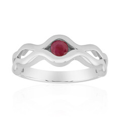 Anillo en plata con Rubí de Birmania (Pallanova)