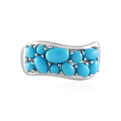 Anillo en plata con Turquesa bella durmiente (Faszination Türkis)
