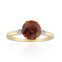 Anillo en oro con Esfalerita