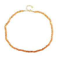Collar en plata con Topacio imperial (Adela Silber)