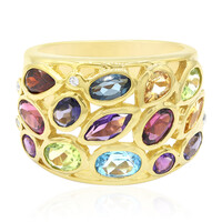 Anillo en plata con Amatista