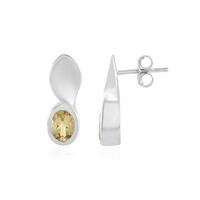 Pendientes en plata con Berilo amarillo