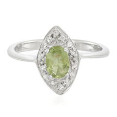 Anillo en plata con Turmalina Paraíba