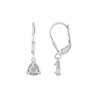 Pendientes en plata con Diamante I3 (J)