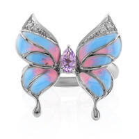 Anillo en plata con Amatista