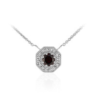 Collar en plata con Granate de Mozambique