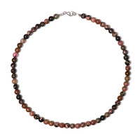 Collar en plata con Rodonita