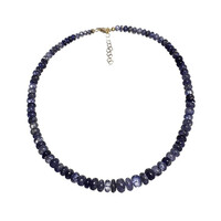 Collar en plata con Iolita