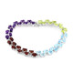Brazalete en plata con Amatista de Zambia