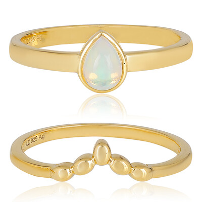 Anillo en plata con Ópalo de Welo