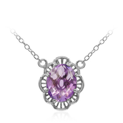 Collar en plata con Amatista de Bolivia