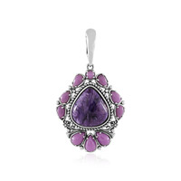 Colgante en plata con Charoita (Desert Chic)