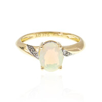 Anillo en oro con Ópalo Welo AAA (de Melo)