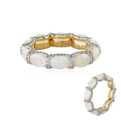 Anillo en plata con Ópalo de Welo