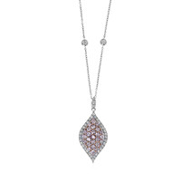 Collar en oro con Diamante rosa I1 (CIRARI)