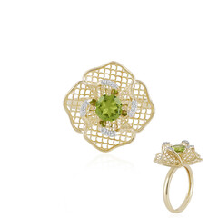 Anillo en oro con Peridoto (Ornaments by de Melo)