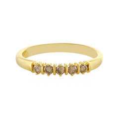 Anillo en plata con Diamante champán I4
