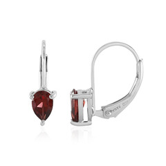 Pendientes en plata con Granate de la India