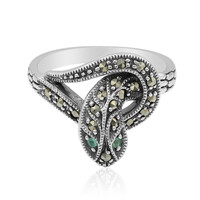 Anillo en plata con Esmeralda