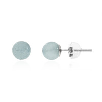 Pendientes en plata con Aguamarina