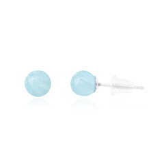 Pendientes en plata con Aguamarina